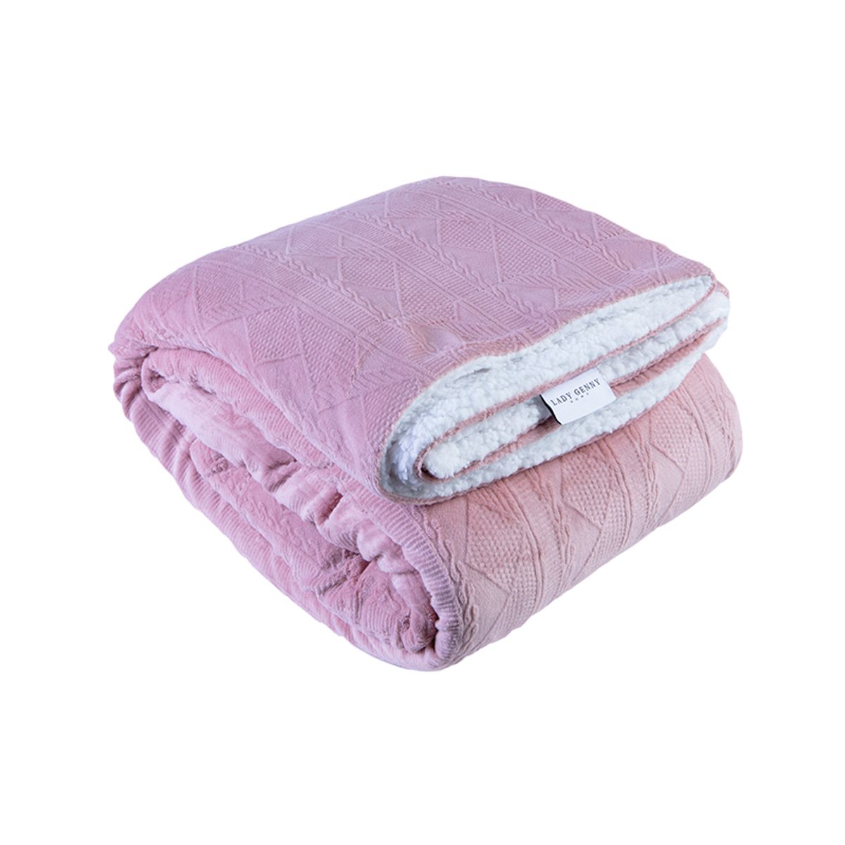 LADY GENNY - Frazada Sherpa Lady Genny 2 Plazas