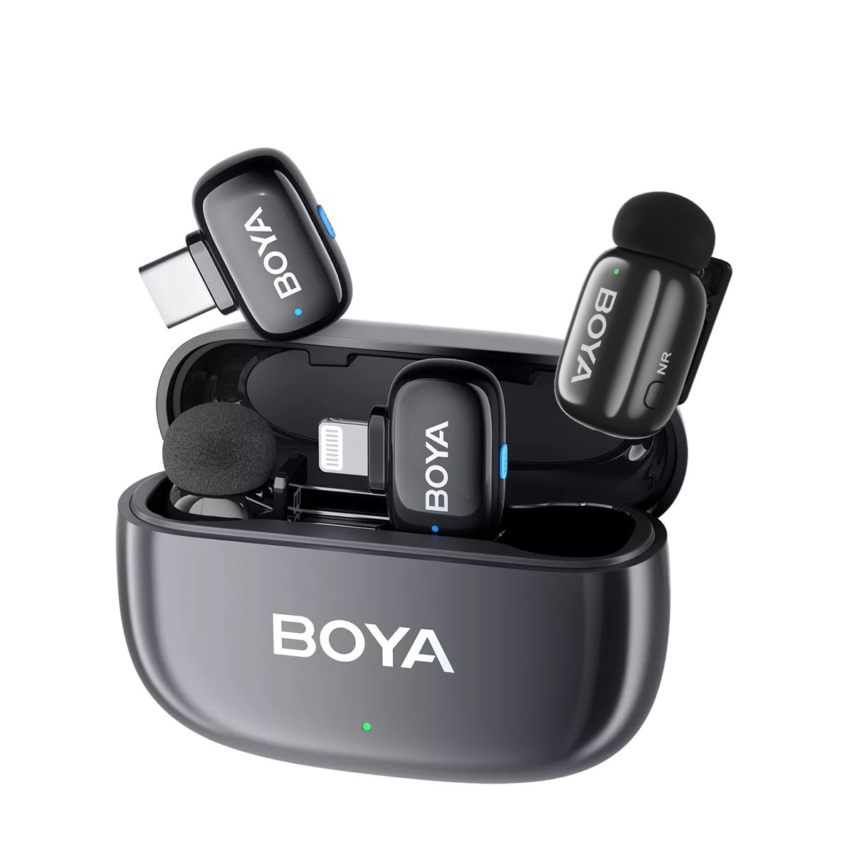 BOYA - Micrófono Inalámbrico Boya Mini Usb-c y Iphone Con Inteligencia Artificial
