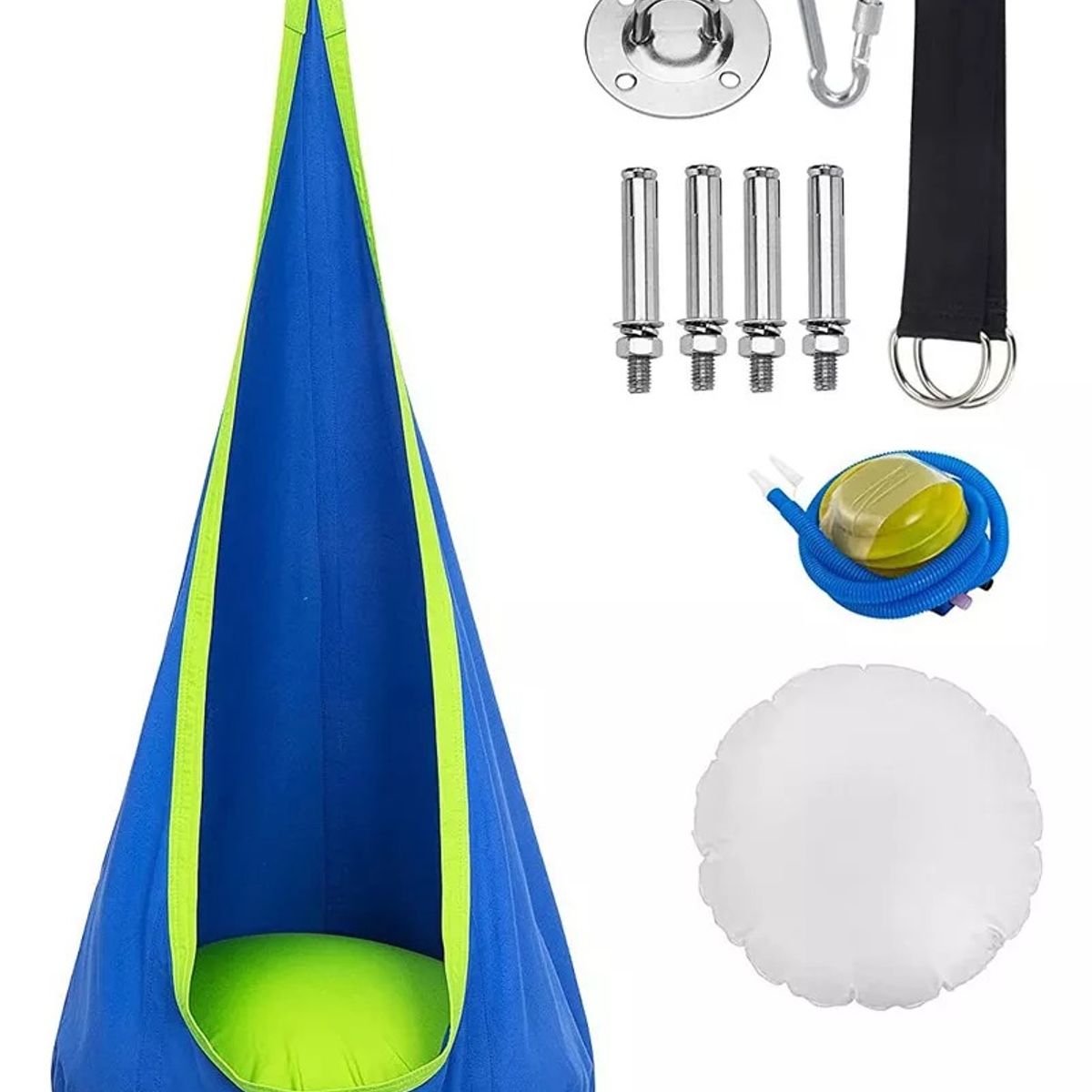 GENERICO - Columpio Sensorial Hamaca Niños Interior Y Exterio Con Cojín