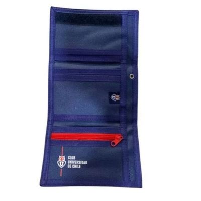 Imagen 2 del producto BILLETERA U CHILE FANATICO PORTA DOCUMENTO CON CADENA COLOR AZUL