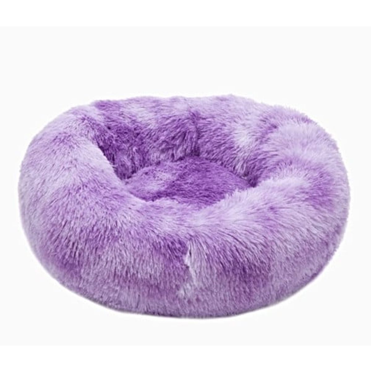 GENERICO - Cama cojin de chiporro redondo para mascotas  60cm MORADO