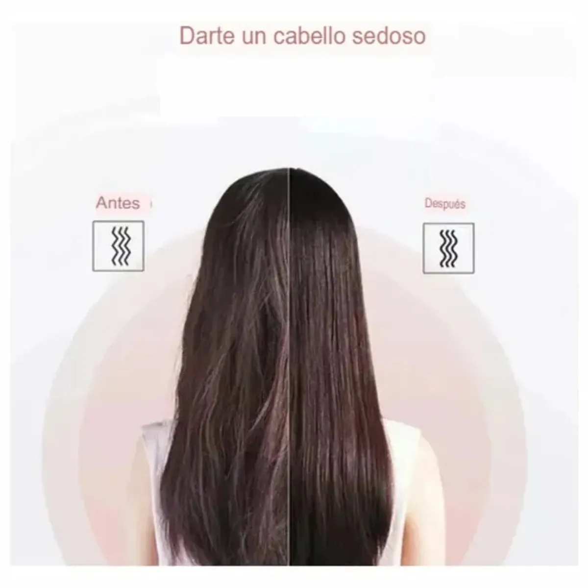 GENERICO - Cepillo Alisador Potente 3 en 1