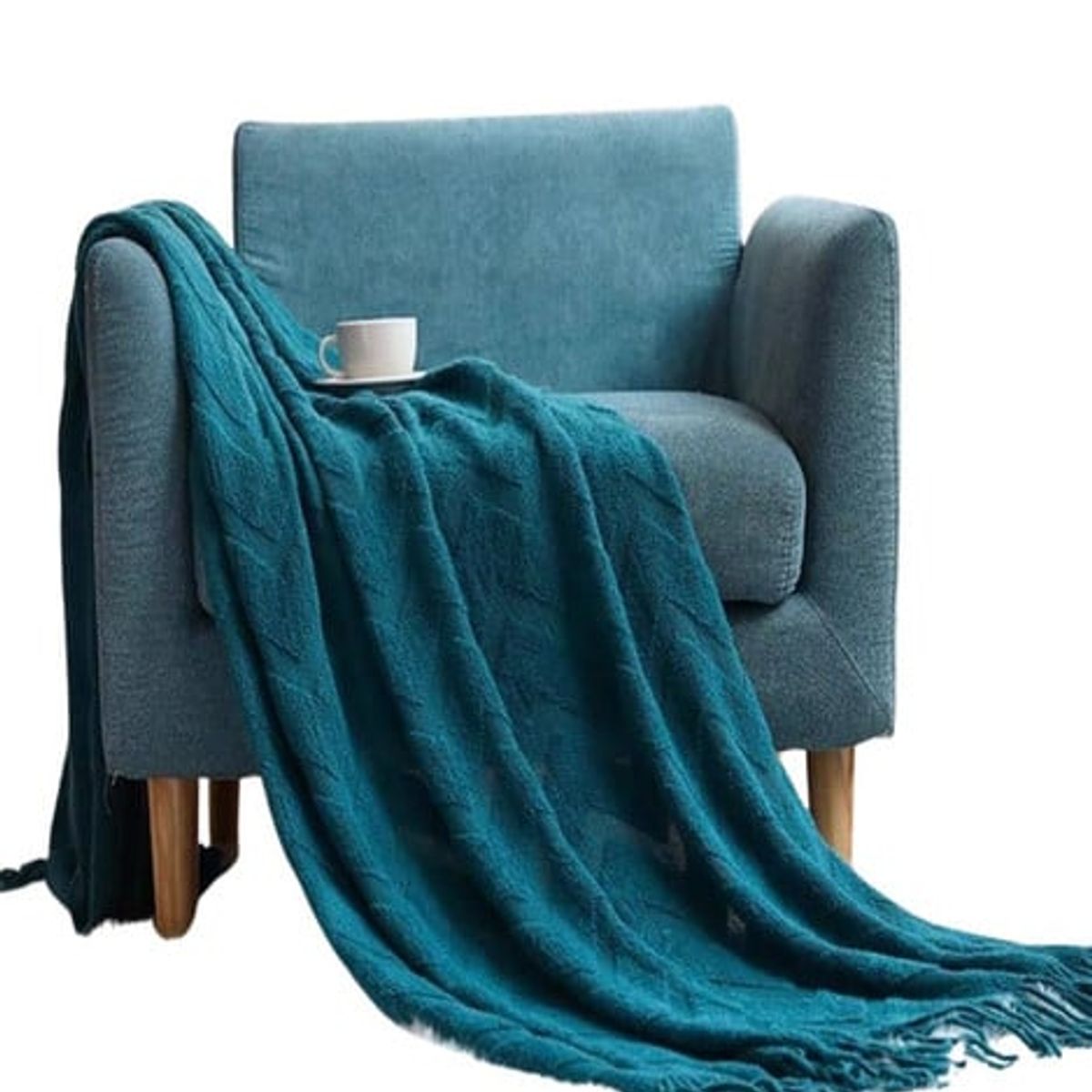 GENERICO - Mantas Tejidas para decorar  127x152 cm