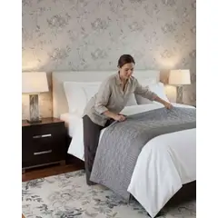 GENERICO - Piecera de Cama Premium Textura Soft y Calidez 90x210 cm