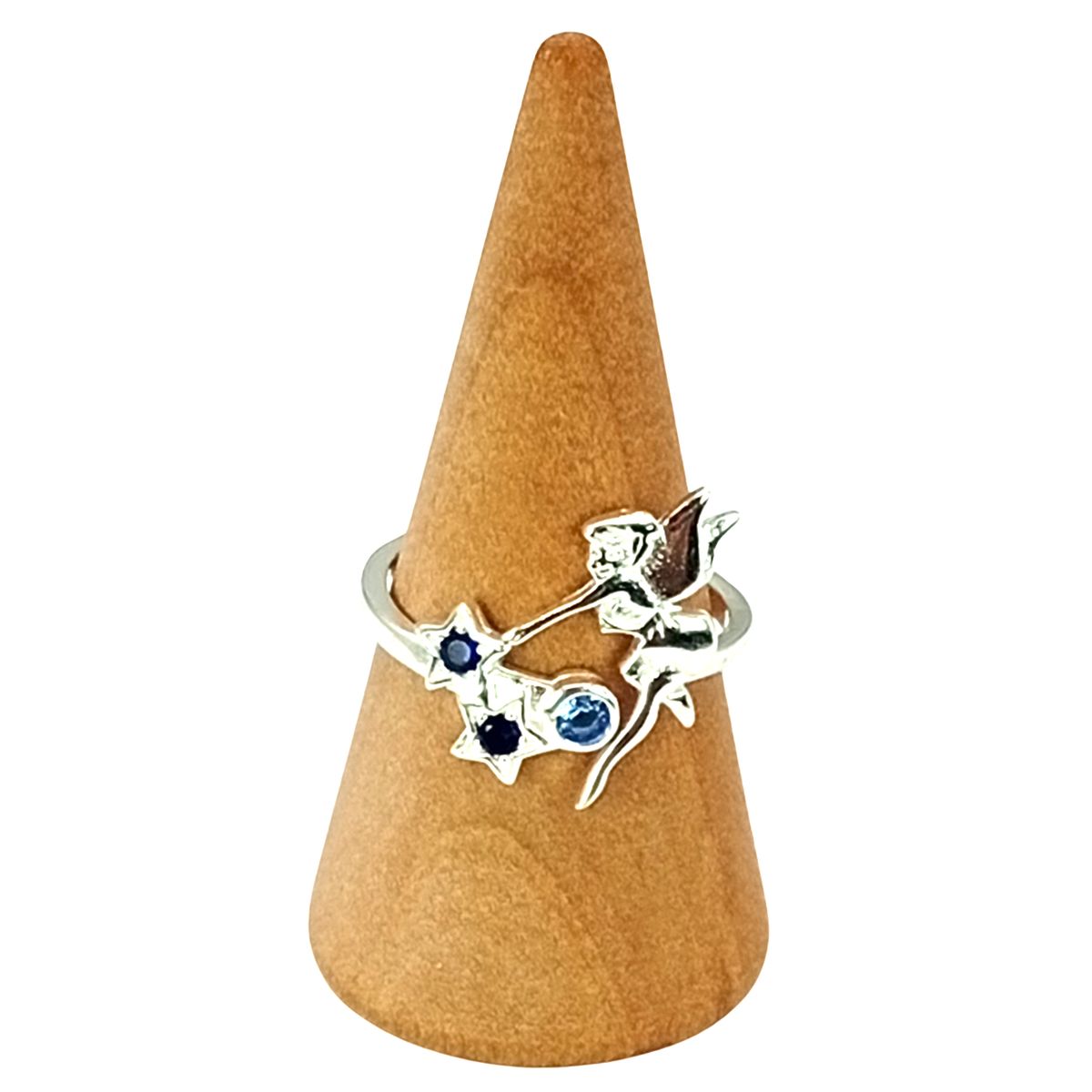 GENERICO - Anillo Hada de Plata Ajustable  Guardián de tus Deseos