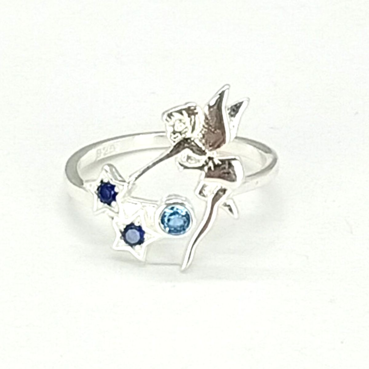 GENERICO - Anillo Hada de Plata Ajustable  Guardián de tus Deseos