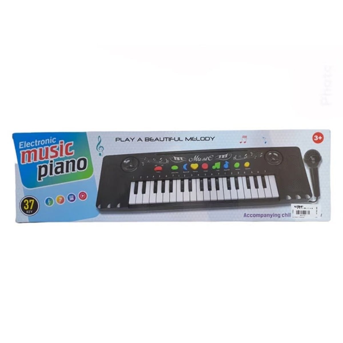 GENERICO - Piano para Niños Micrófono - Portátil de 37 teclas.