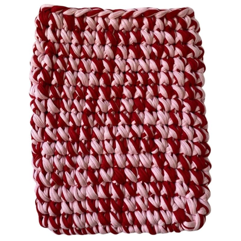 GENERICO - Funda Macbook Notebook iPad Tablet Trapillo Rojo Rosa