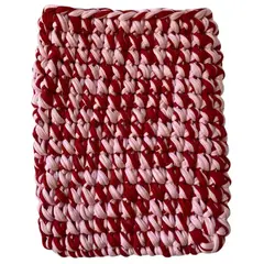 GENERICO - Funda Macbook Notebook iPad Tablet Trapillo Rojo Rosa