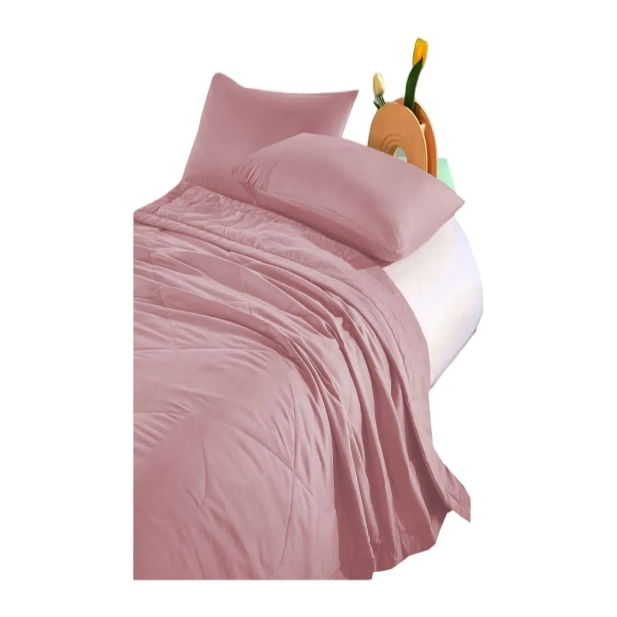 GENERICO - CUBRECAMA  EXTRA DELGADO ROSA 2 PLAZA 220X240