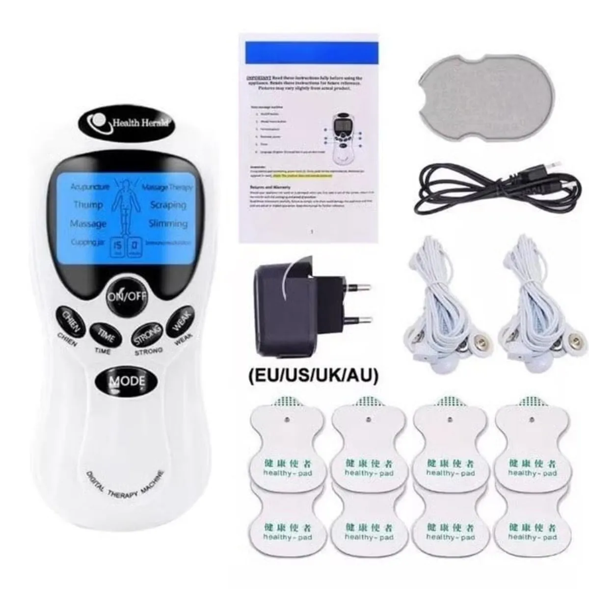 GENERICO - Masajeador Digital Electro Estimulador Muscular