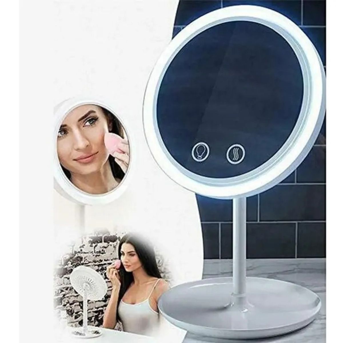 MOVI - Espejo con luz led maquillaje