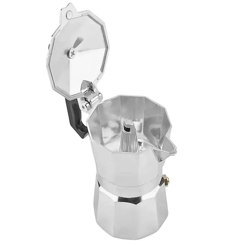 GENERICO - Cafetera Italiana de Aluminio 6 tazas