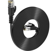 Cable ethernet red lan 30m reforzado cat6 internet consola negro