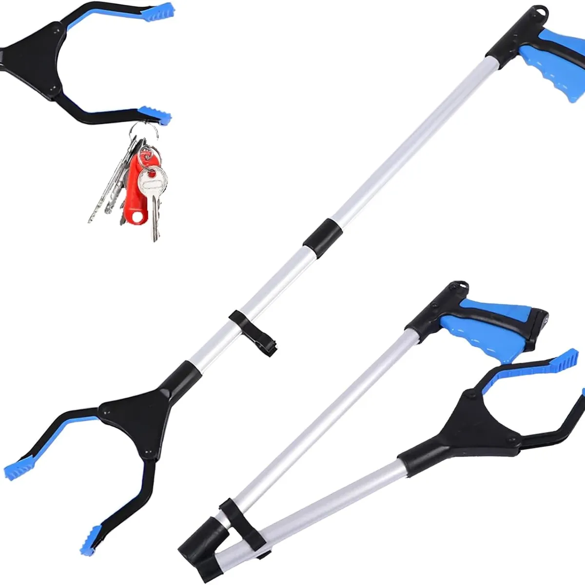 KUANGYE - Bastón Con Pinza En Extremo Para Recoger Elementos Plegable