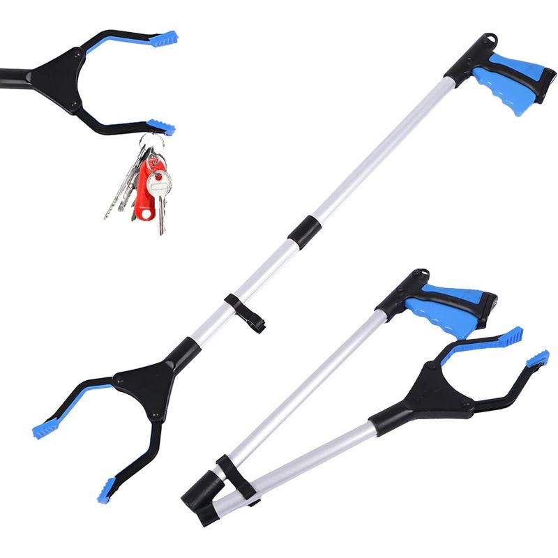 KUANGYE - Bastón Con Pinza En Extremo Para Recoger Elementos Plegable