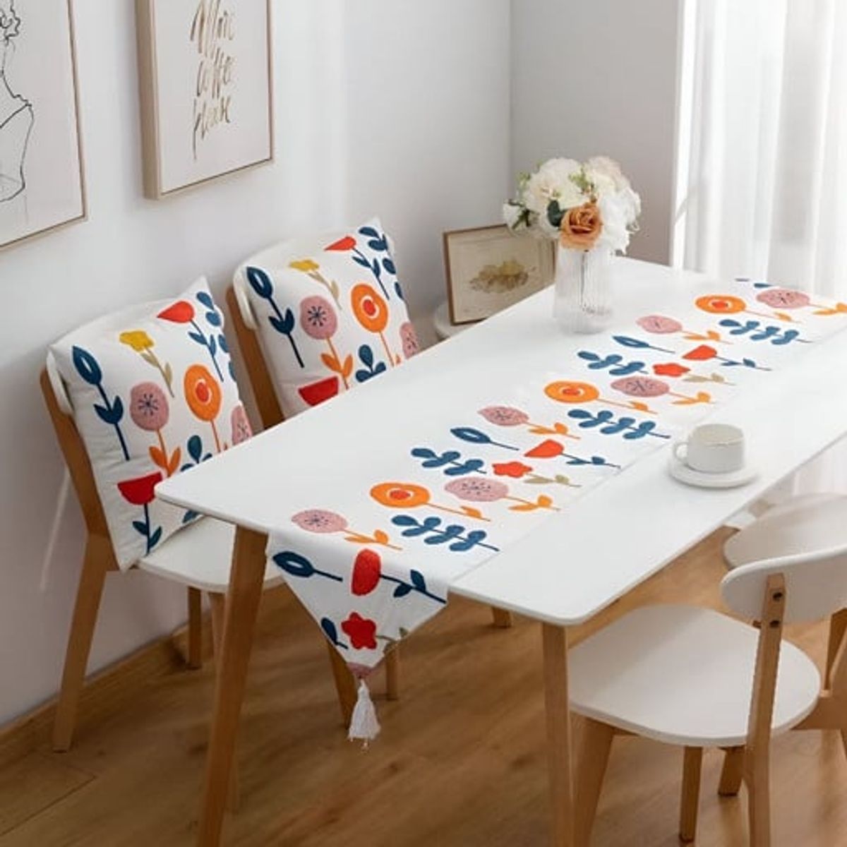 GENERICO - CAMINO DE MESA MAS 2 FUNDAS DE COJINES