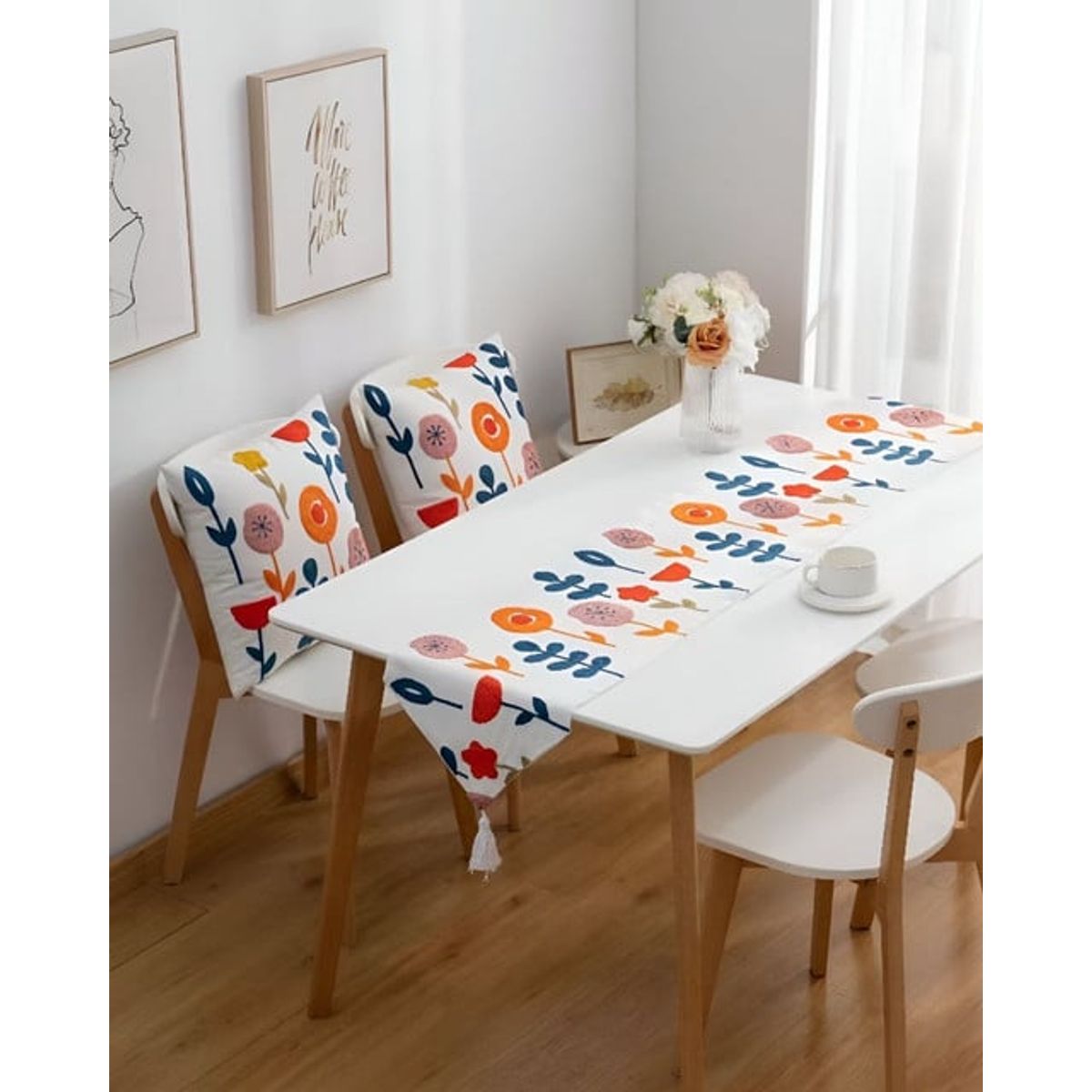 GENERICO - CAMINO DE MESA MAS 2 FUNDAS DE COJINES