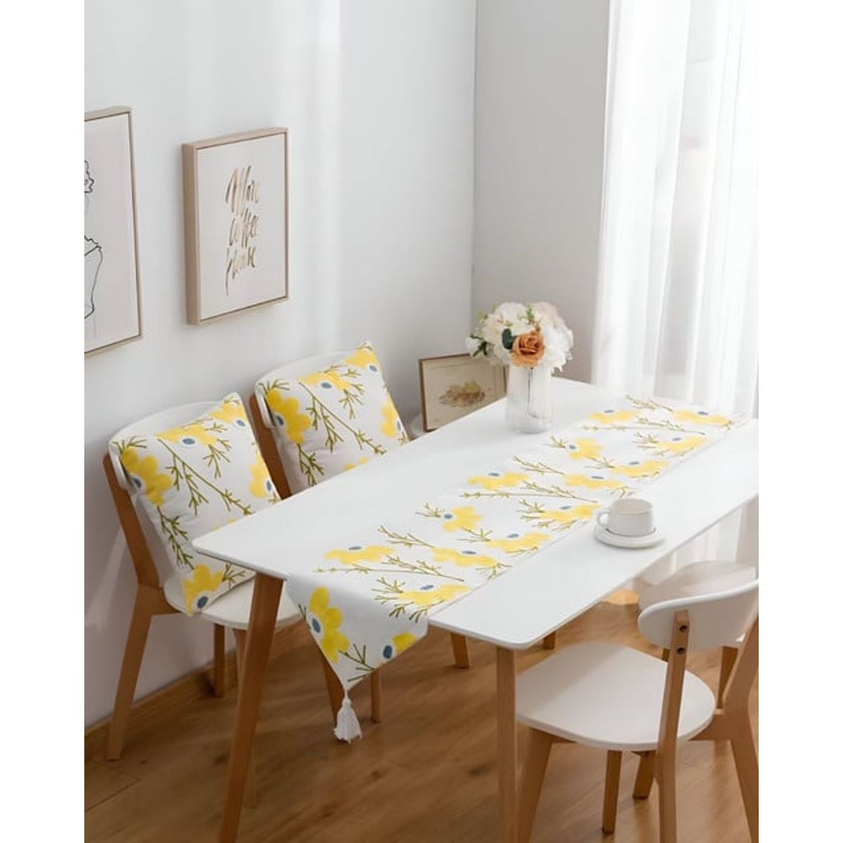 GENERICO - Camino de mesa bordado 33x180 cm