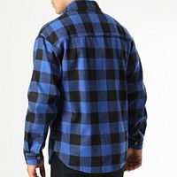 Camisas a cuadros mangas largas de 100% algodon de alta calidad