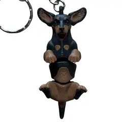 MODOKO - Llavero Perro Salchicha Articulado Coleccionable