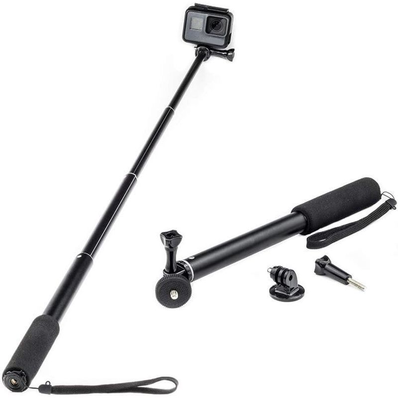 KUANGYE - Baston Selfie Sumergible 95cm Para Gopro Sjcam O Xiaomi Yi