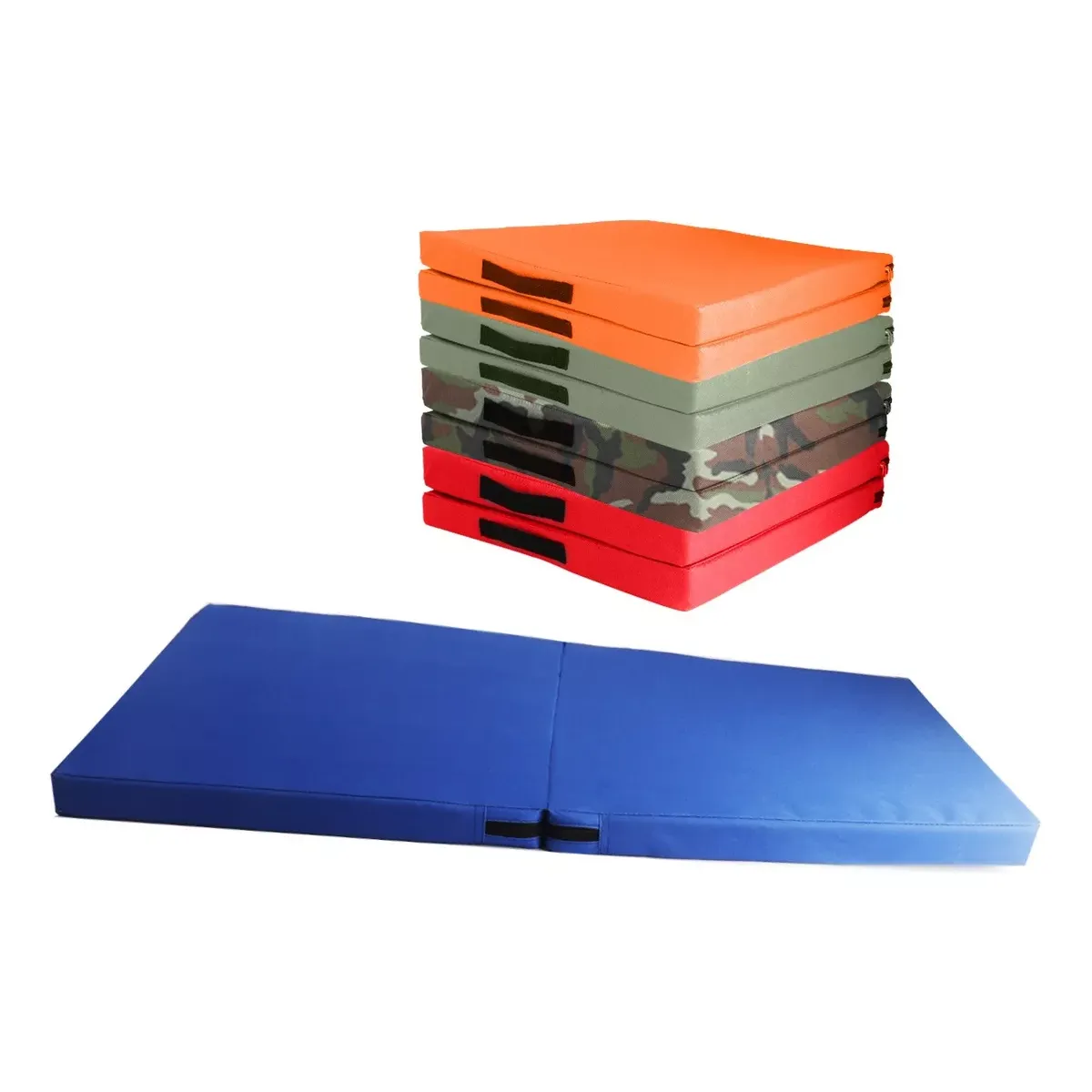 SUPERCENTER - Colchoneta Deportiva Lona Oxford 100x50x5cm Pilates  Yoga Azul