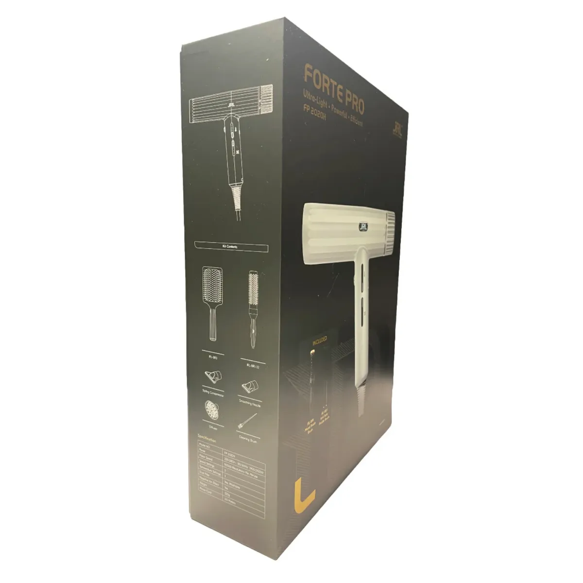 JRL PROFESSIONAL - Secadora De Pelo JRL Prof Forte Pro Ultra livano Blanco