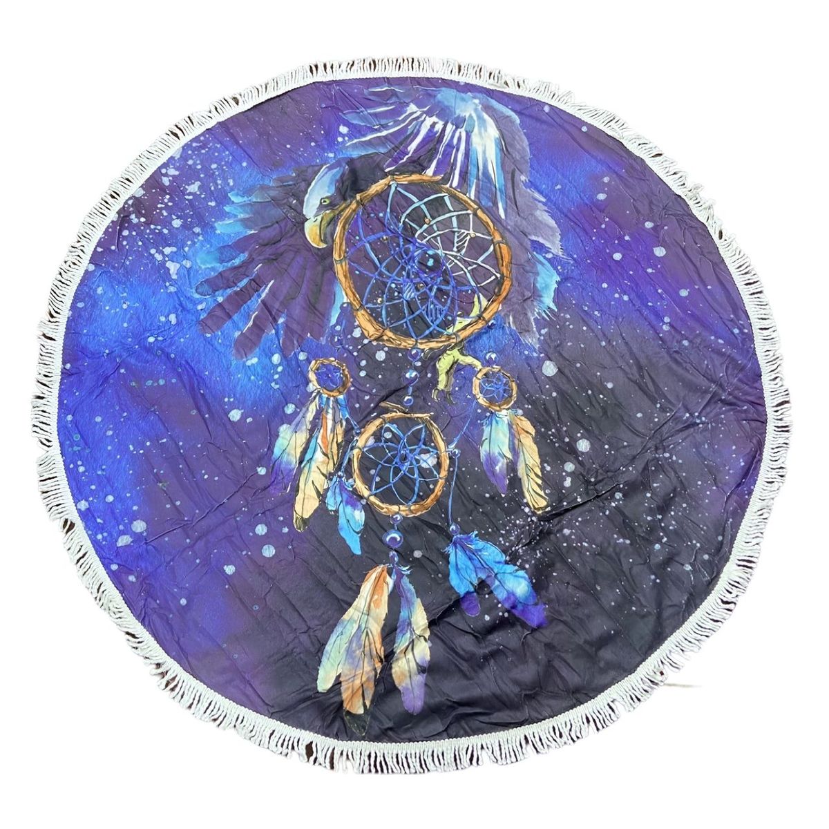 GENERICO - Toalla Manta redonda playera con diseño atrapa sueños