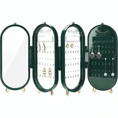GENERICO - Estuche Para Joyas Plegable Joyero 4 Paneles Plegable - Blanco