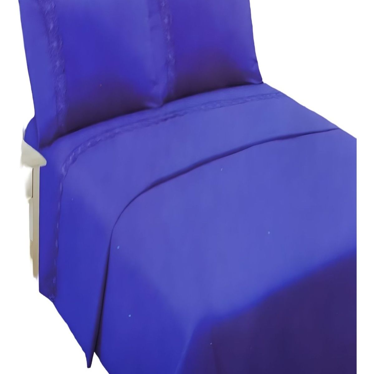 GENERICO - JUEGO DE SABANAS 144 HILOS KING AZUL