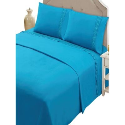 Imagen 2 del producto JUEGO DE SABANAS 144 HILOS 2 PLAZA CELESTE