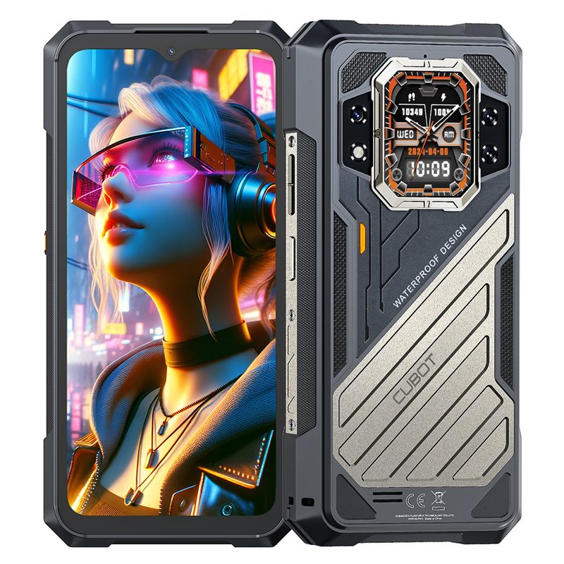 CUBOT - Celular KINGKONG X 5G Smartphone 16GB RAM 512GB ROM Android 14 Sistema 6.58'' Pantalla Negro