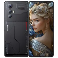 CUBOT - MAX 5 Celular 5G Smartphone 12GB RAM 256GB ROM Android 14 Sistema 6.95" Pantalla Negro