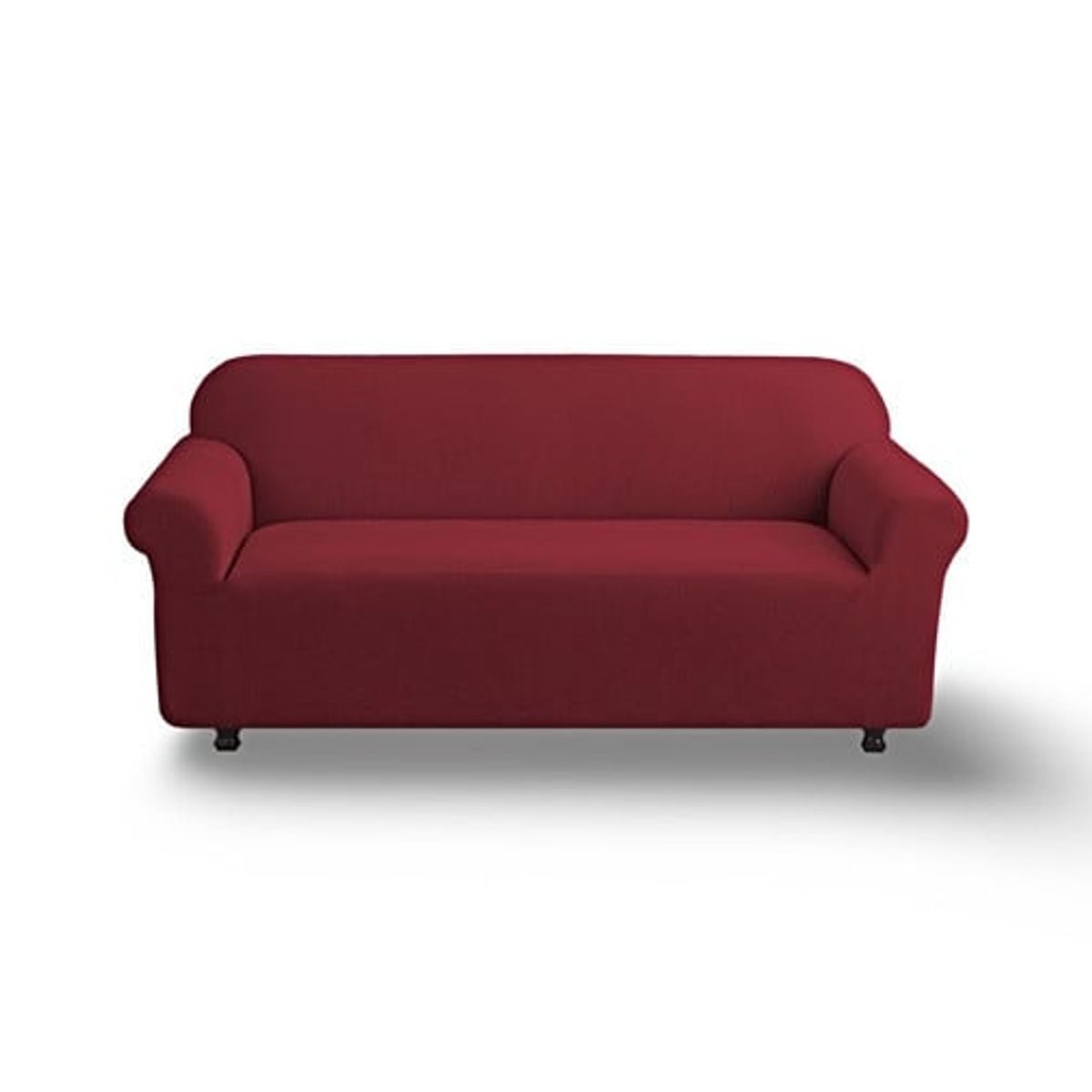 GENERICO - FUNDA PARA SOFA CUADRILLE DE 3 CUERPO BURDEO