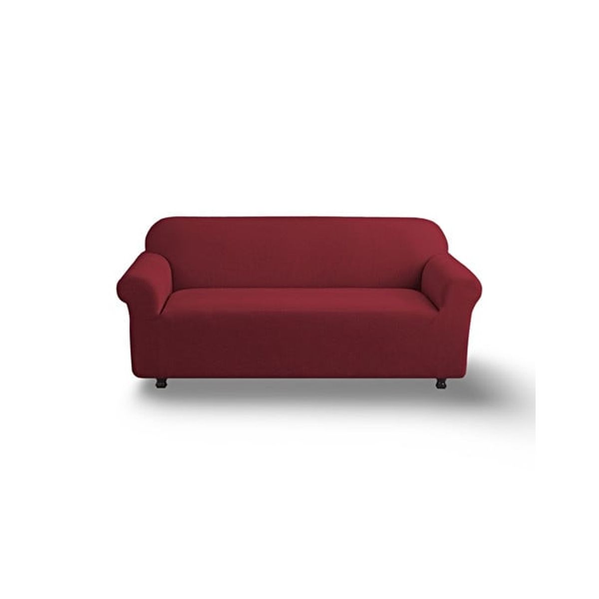 GENERICO - FUNDA PARA SOFA CUADRILLE DE 3 CUERPO BURDEO