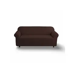GENERICO - FUNDA PARA SOFA CUADRILLE DE 3 CUERPO CAFÉ