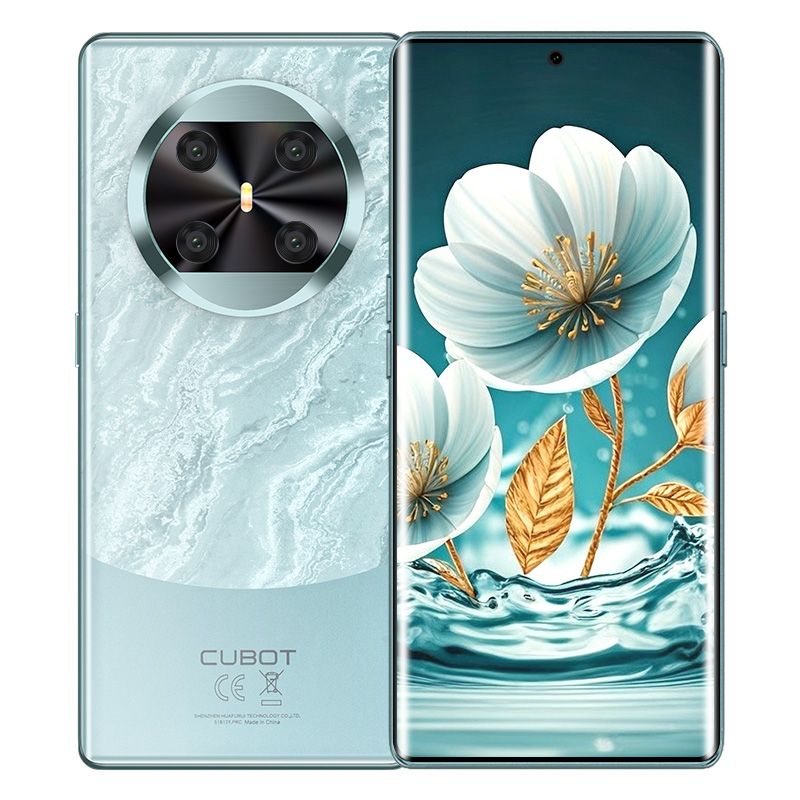 CUBOT - Celular CUBOT X90 Smartphone 16GB RAM 256GB ROM Android 14 Sistema 6.67'' Pantalla Verde