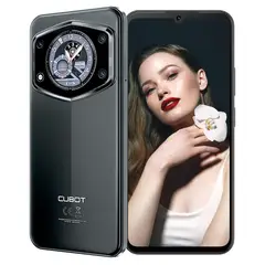 CUBOT - Celular A30 Smartphone 6GB RAM 128GB ROM Android 14 Sistema 6.74'' Pantalla Gris
