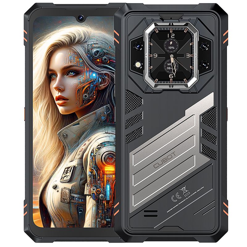 CUBOT - Celular KingKong Star 2 Smartphone 12GB RAM 256GB ROM Android 14 Sistema 6.72" Pantalla Negro