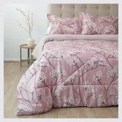 DORAL - Plumón sherpa estampado king rosa