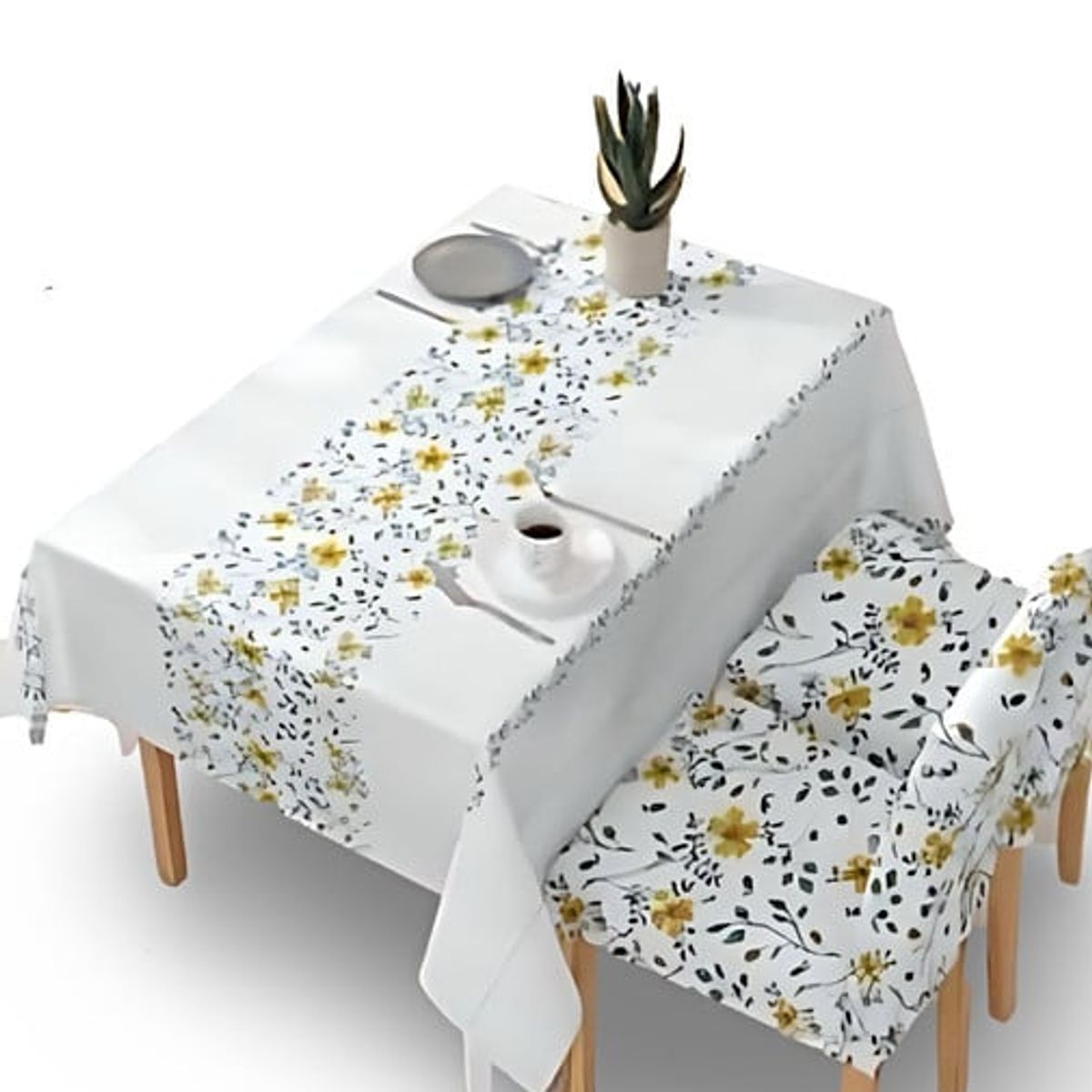 GENERICO - Mantel De Comedor Rectangular impermeable 140x 220 cm M3