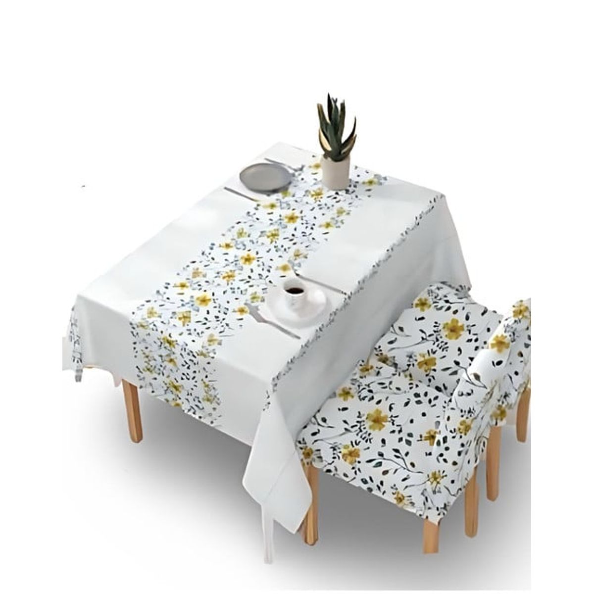 GENERICO - Mantel De Comedor Rectangular impermeable 140x 220 cm M3