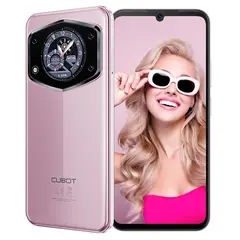 CUBOT - Celular A30 Smartphone 6GB RAM 128GB ROM Android 14 Sistema 6.74'' Pantalla Rosa