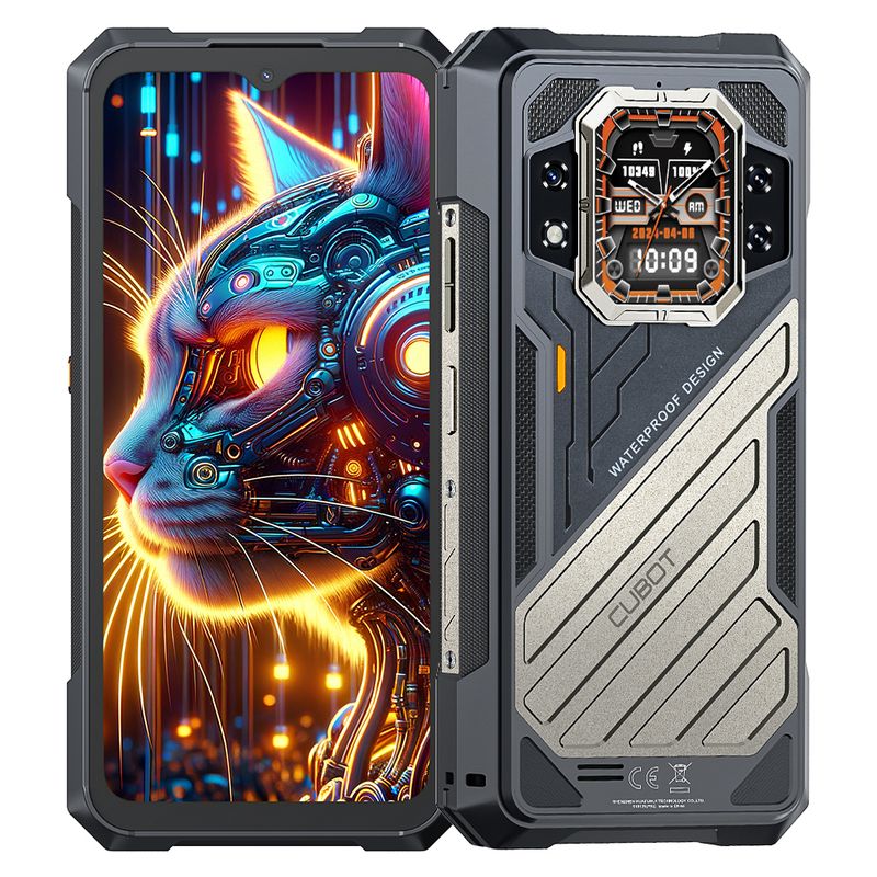 CUBOT - Celular KINGKONG X 5G Smartphone 16GB RAM 256GB ROM Android 14 Sistema 6.58'' Pantalla Negro