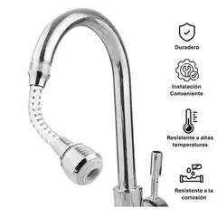 GENERICO - Extensión de Grifo de Agua Flexible Turbo 360°
