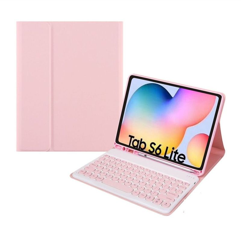 BLWOENS - Funda Bluetooth Galaxy Tab S6 Lite P610 104 - Rosa.