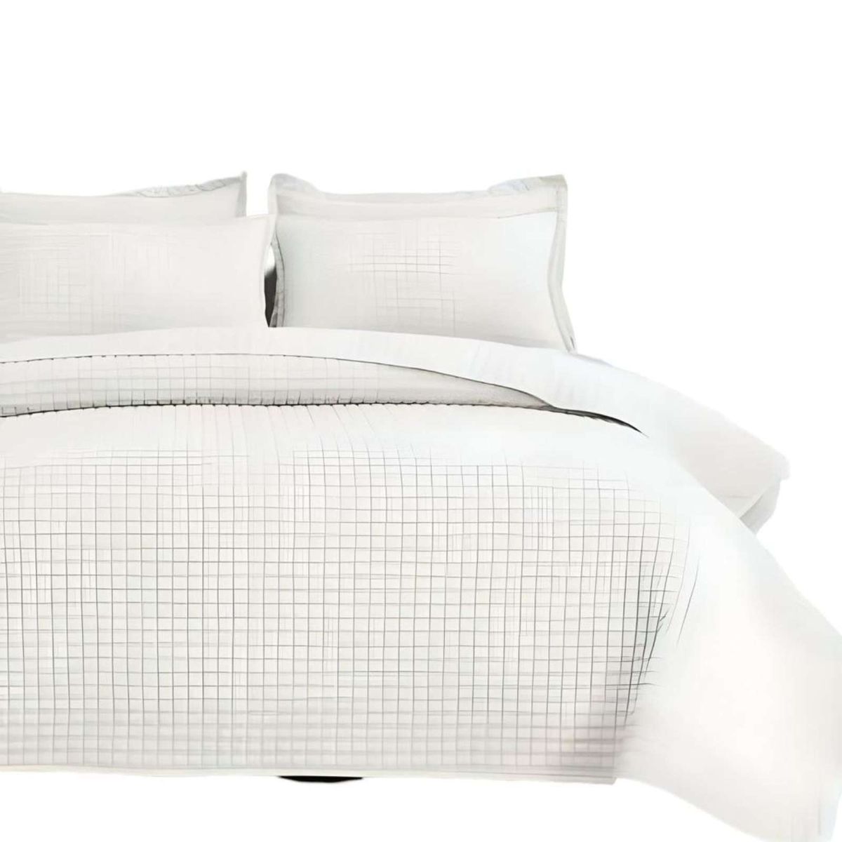 GENERICO - COBERTOR DE LUJO QUILT VERANO PLAZA Y MEDIA BLANCO