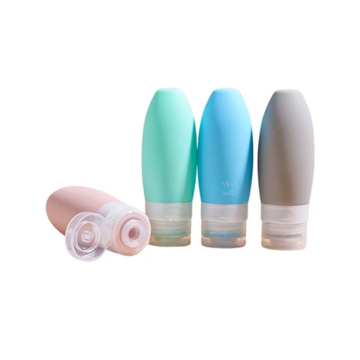 GENERICO - Botellas Silicona Para Viajes Cuidado Personal Crema Locion