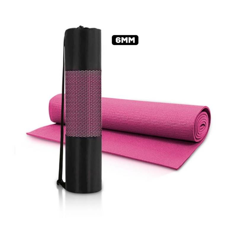 GENERICO - Mat yoga & pilates - 6 mm - rosa